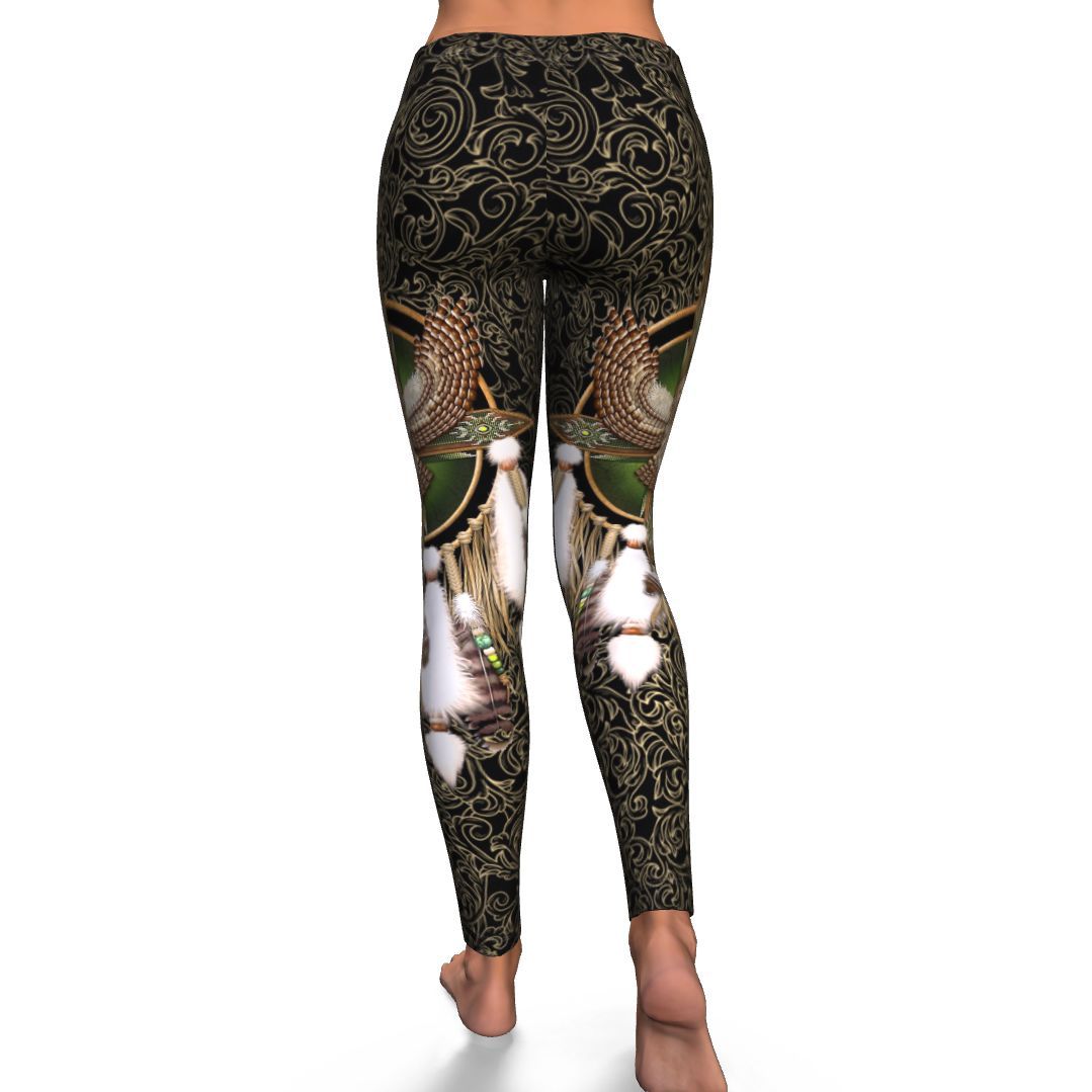 Owl Dreamcatcher Native American Design Leggings LT10