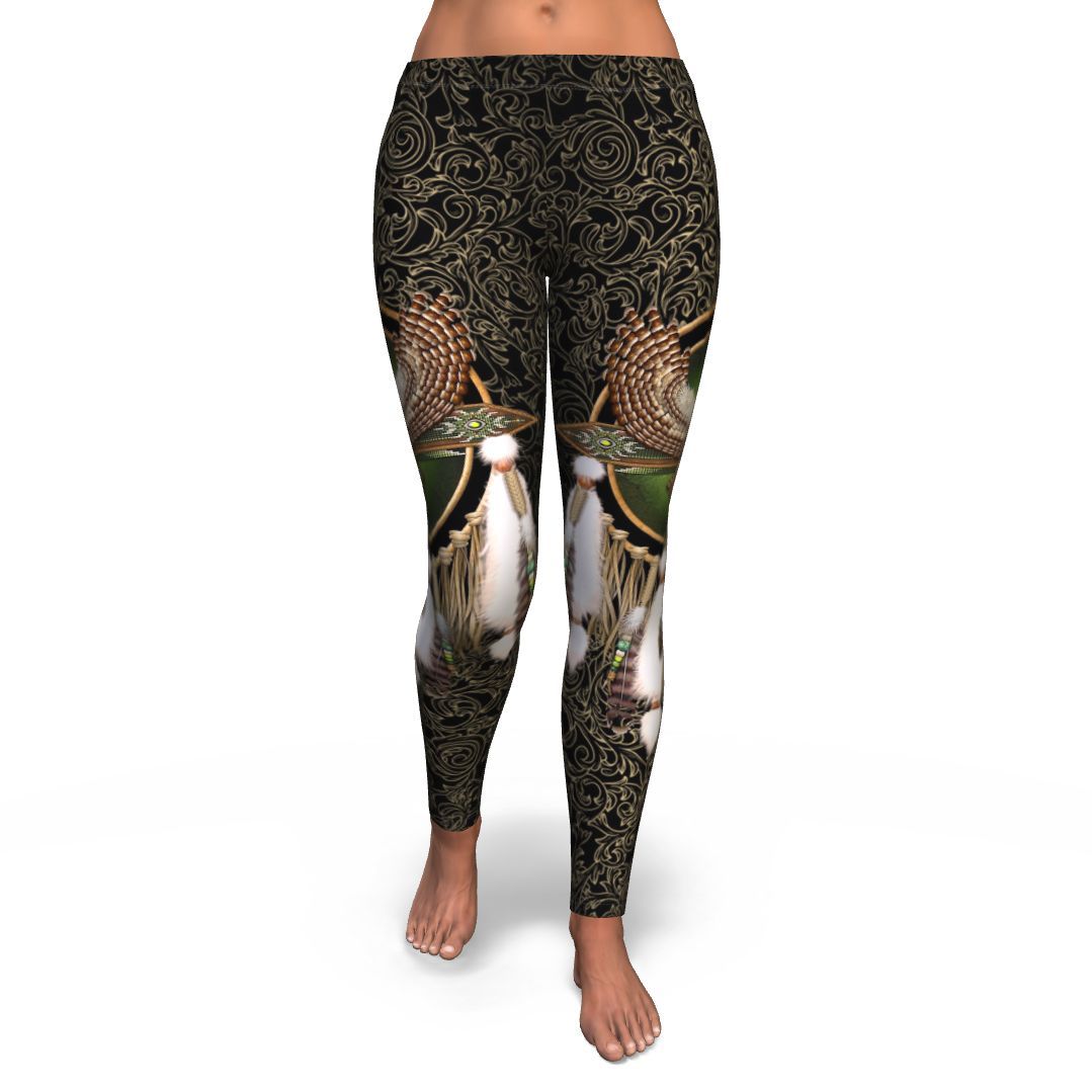 Owl Dreamcatcher Native American Design Leggings LT10