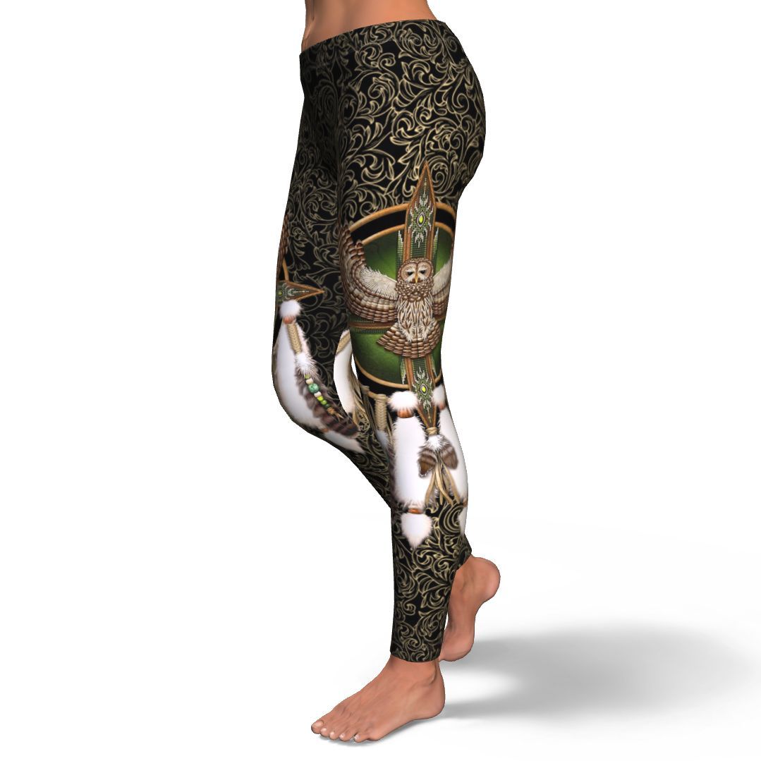 Owl Dreamcatcher Native American Design Leggings LT10