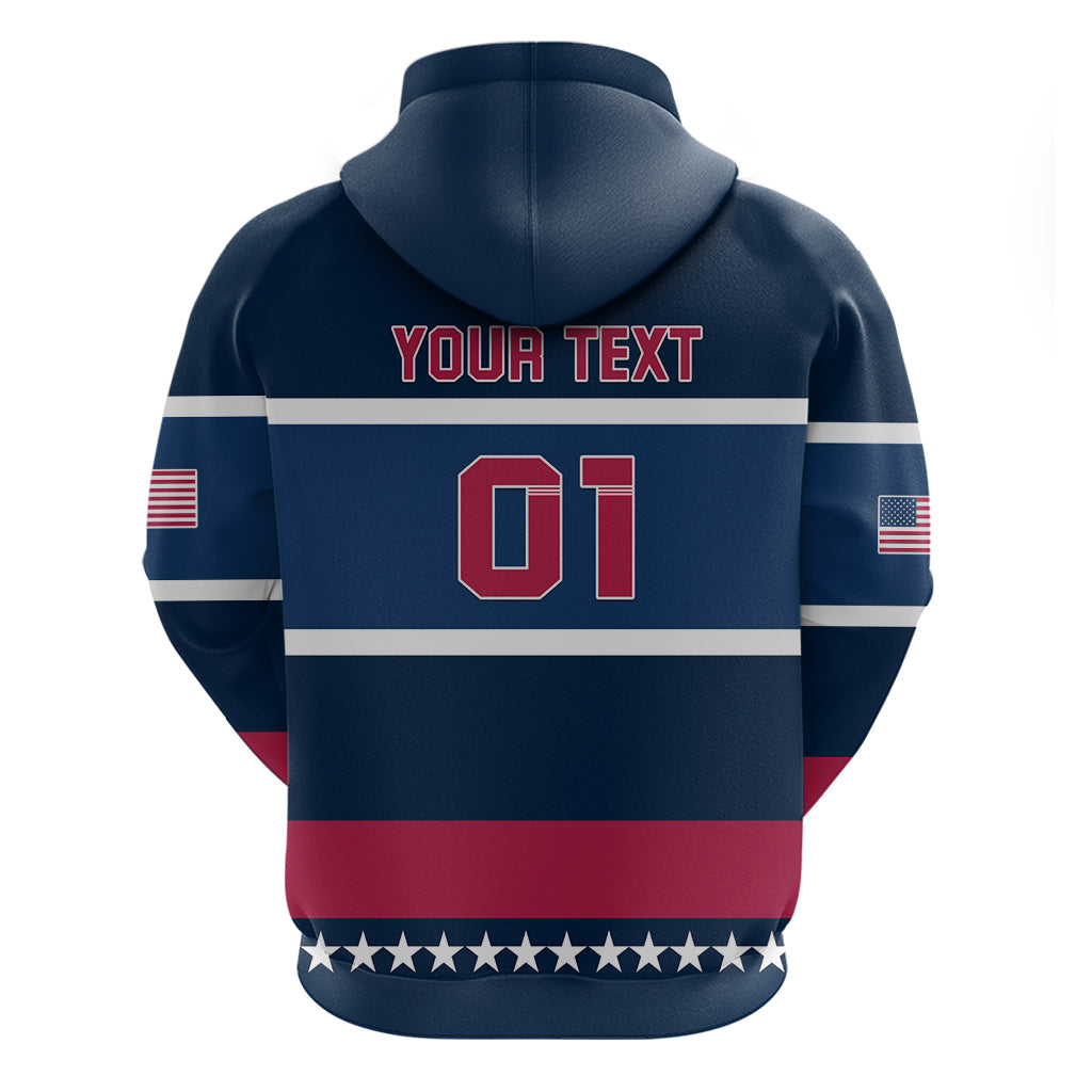 USA Ice Hockey 2024 Hoodie Go Team United States LT01