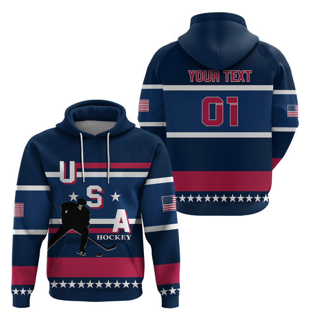 USA Ice Hockey 2024 Hoodie Go Team United States LT01
