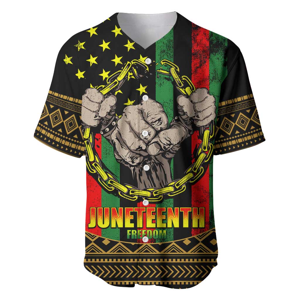 Juneteenth Celebration 2024 Baseball Jersey Black History June 19 LT01