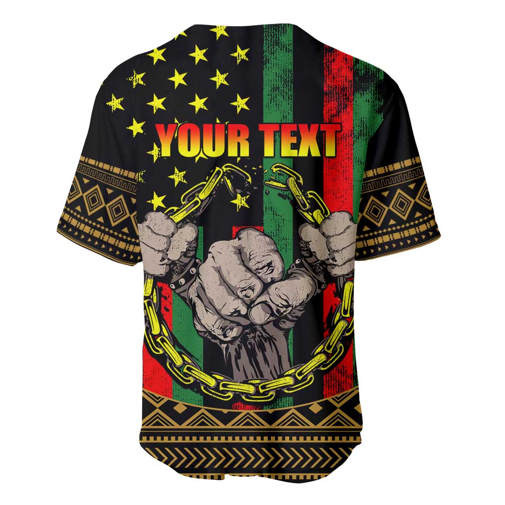 Juneteenth Celebration 2024 Baseball Jersey Black History June 19 LT01