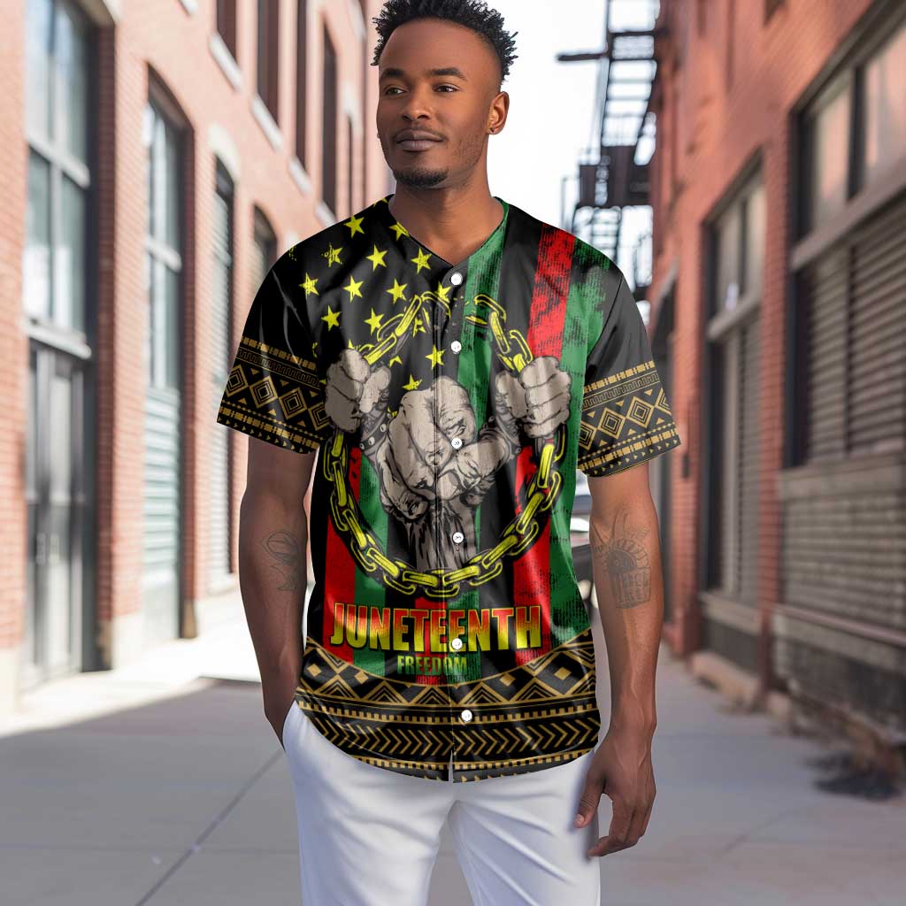 Juneteenth Celebration 2024 Baseball Jersey Black History June 19 LT01