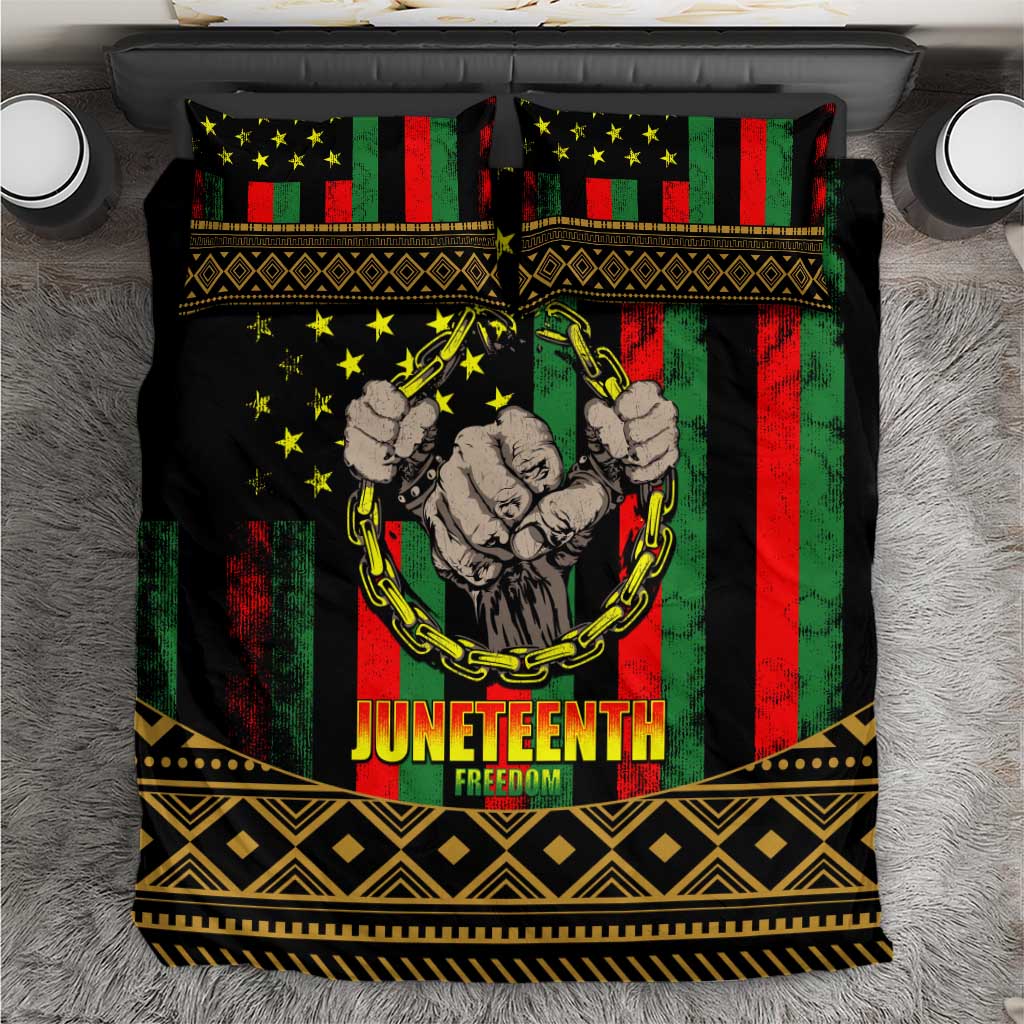 Juneteenth Celebration 2024 Bedding Set Black History June 19 LT01