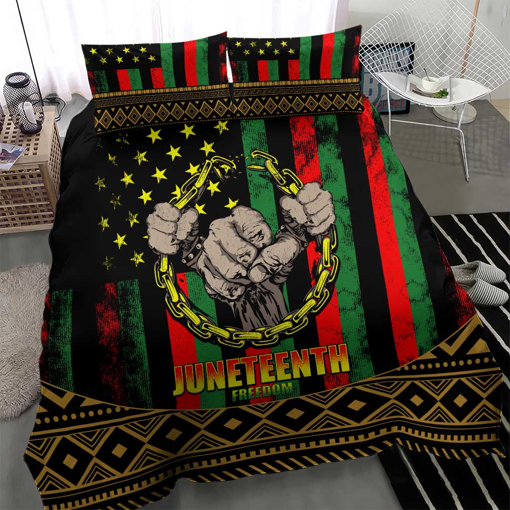 Juneteenth Celebration 2024 Bedding Set Black History June 19 LT01