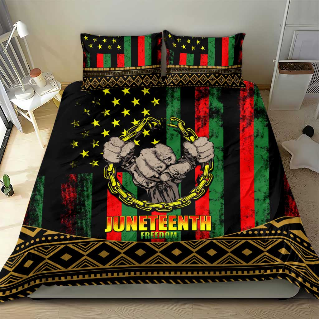 Juneteenth Celebration 2024 Bedding Set Black History June 19 LT01
