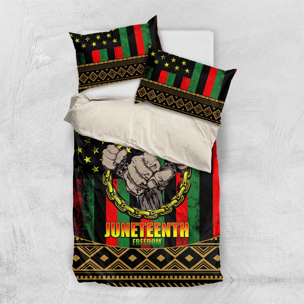 Juneteenth Celebration 2024 Bedding Set Black History June 19 LT01
