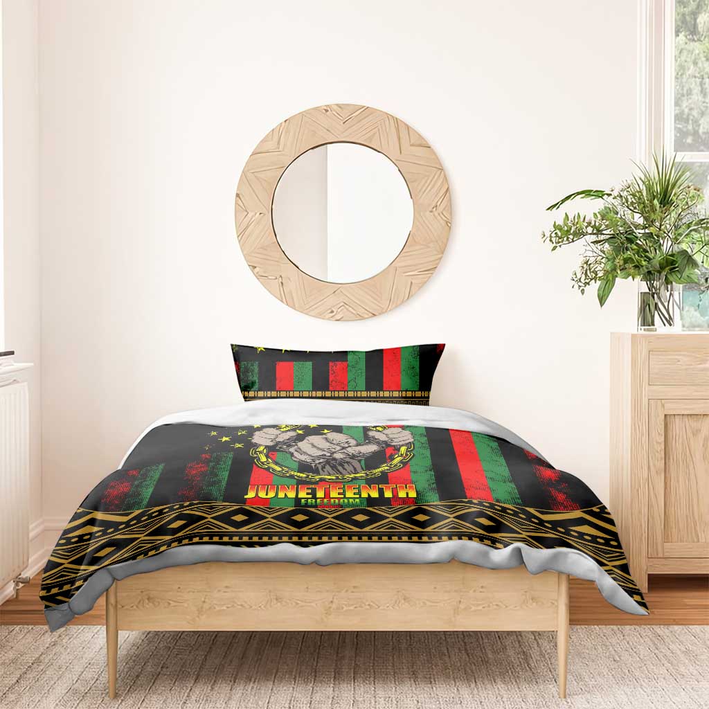 Juneteenth Celebration 2024 Bedding Set Black History June 19 LT01
