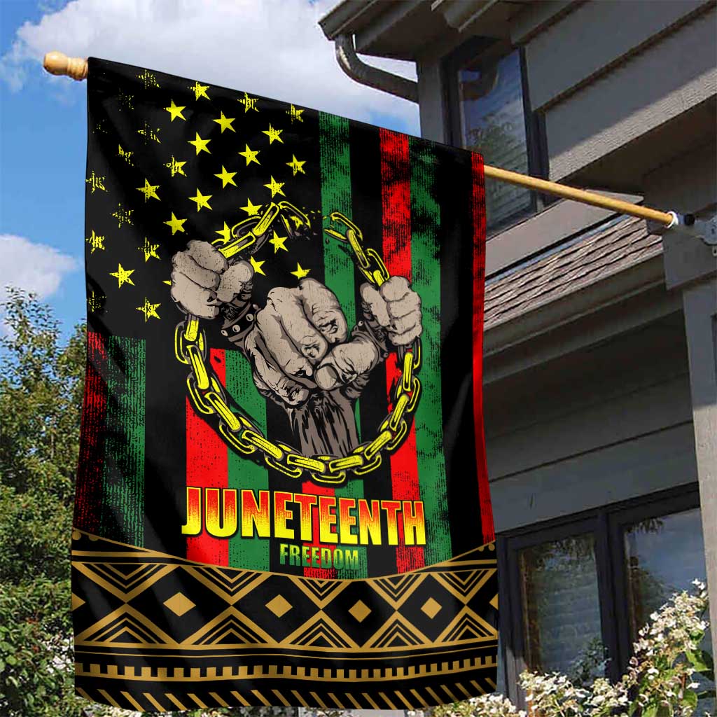 Juneteenth Celebration 2024 Garden Flag Black History June 19 LT01