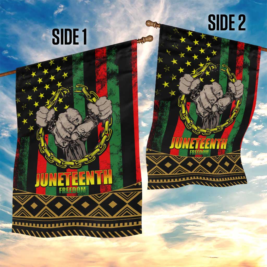 Juneteenth Celebration 2024 Garden Flag Black History June 19 LT01