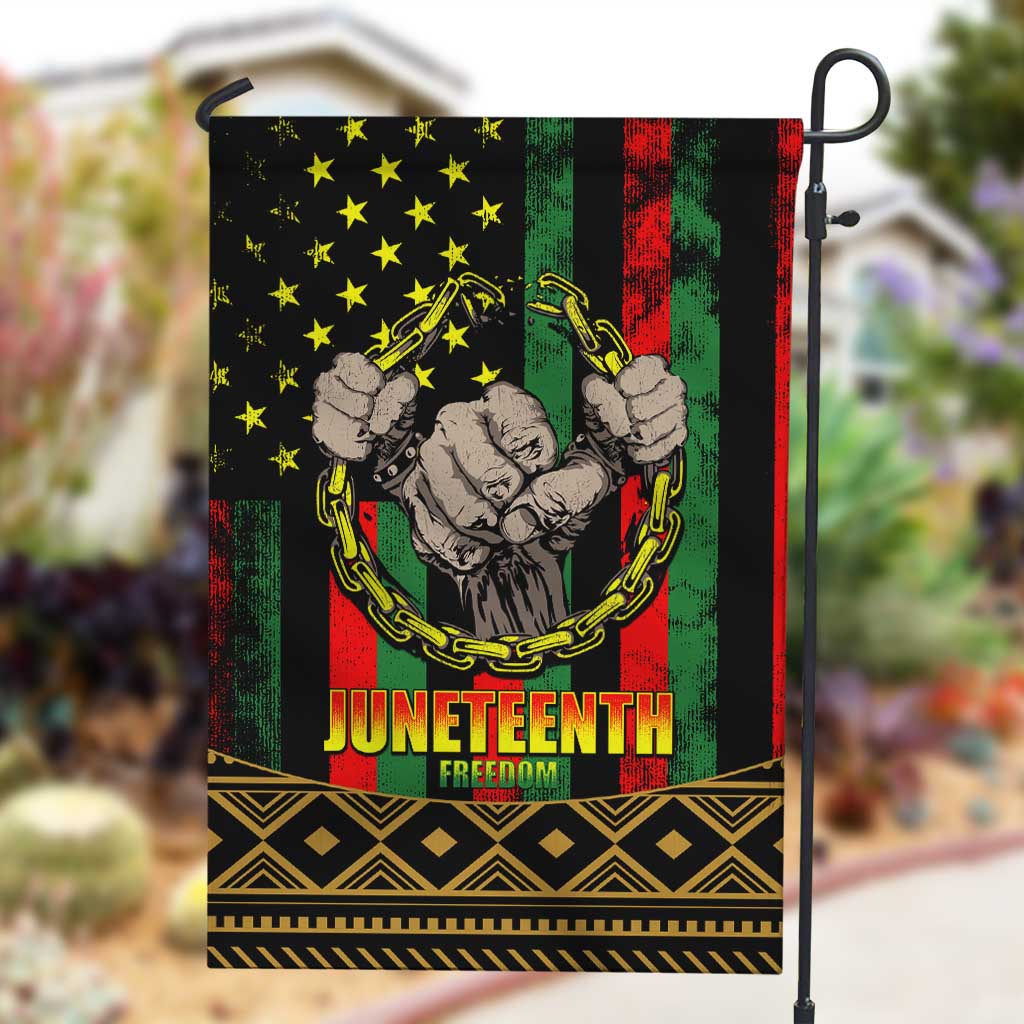 Juneteenth Celebration 2024 Garden Flag Black History June 19 LT01