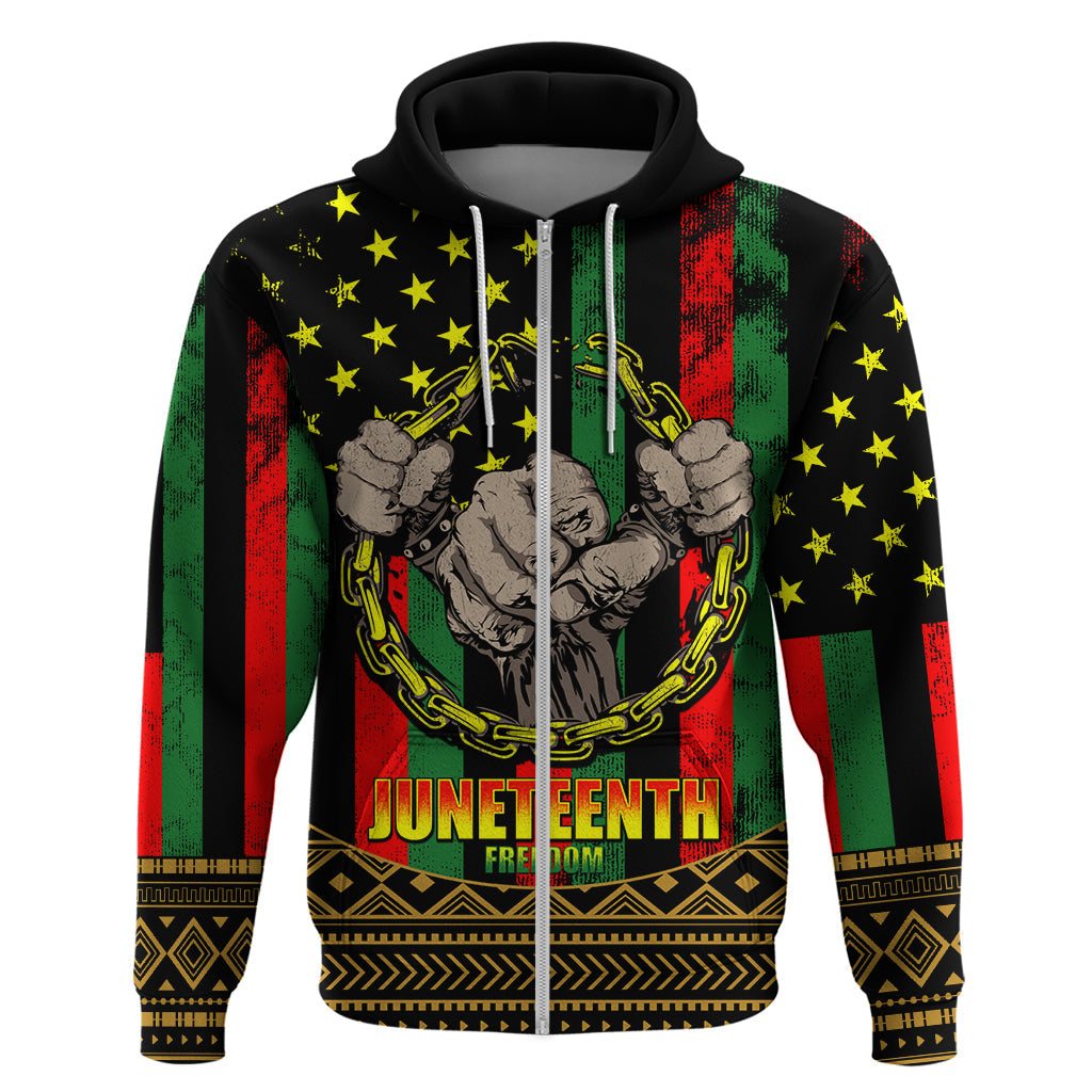 Juneteenth Celebration 2024 Hoodie Black History June 19 LT01
