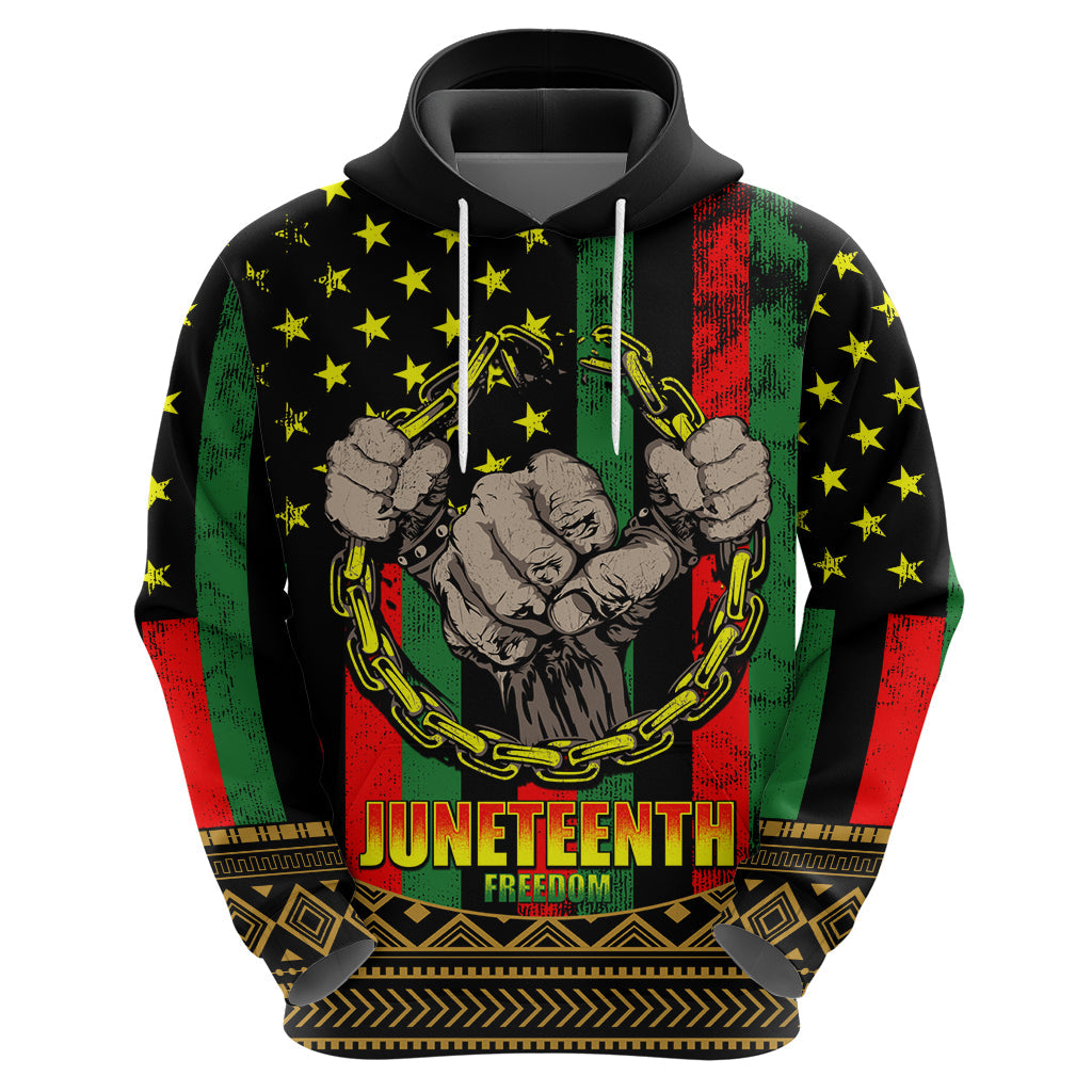 Juneteenth Celebration 2024 Hoodie Black History June 19 LT01
