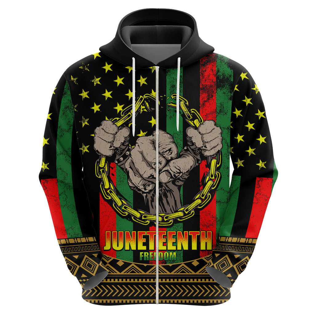 Juneteenth Celebration 2024 Hoodie Black History June 19 LT01