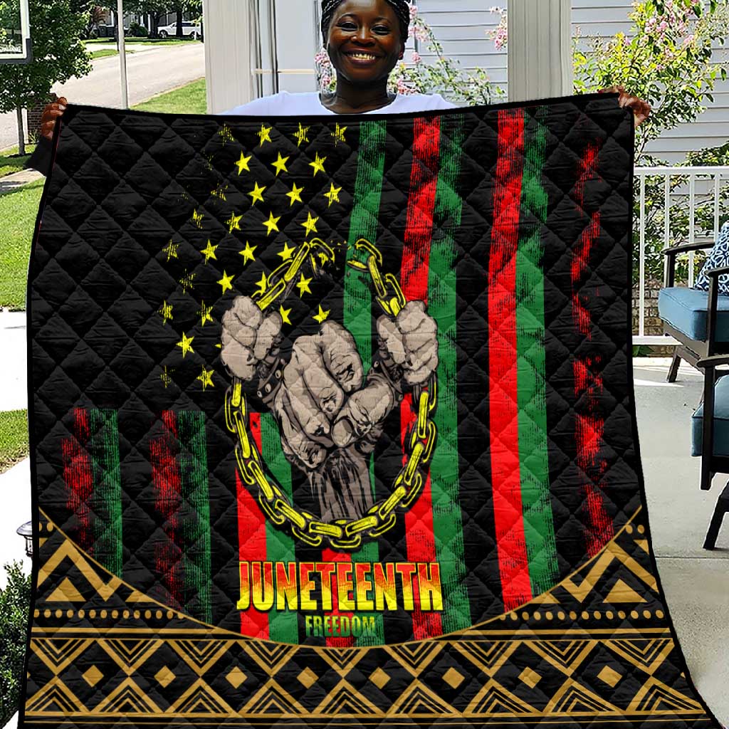 Juneteenth Celebration 2024 Quilt Black History June 19 LT01