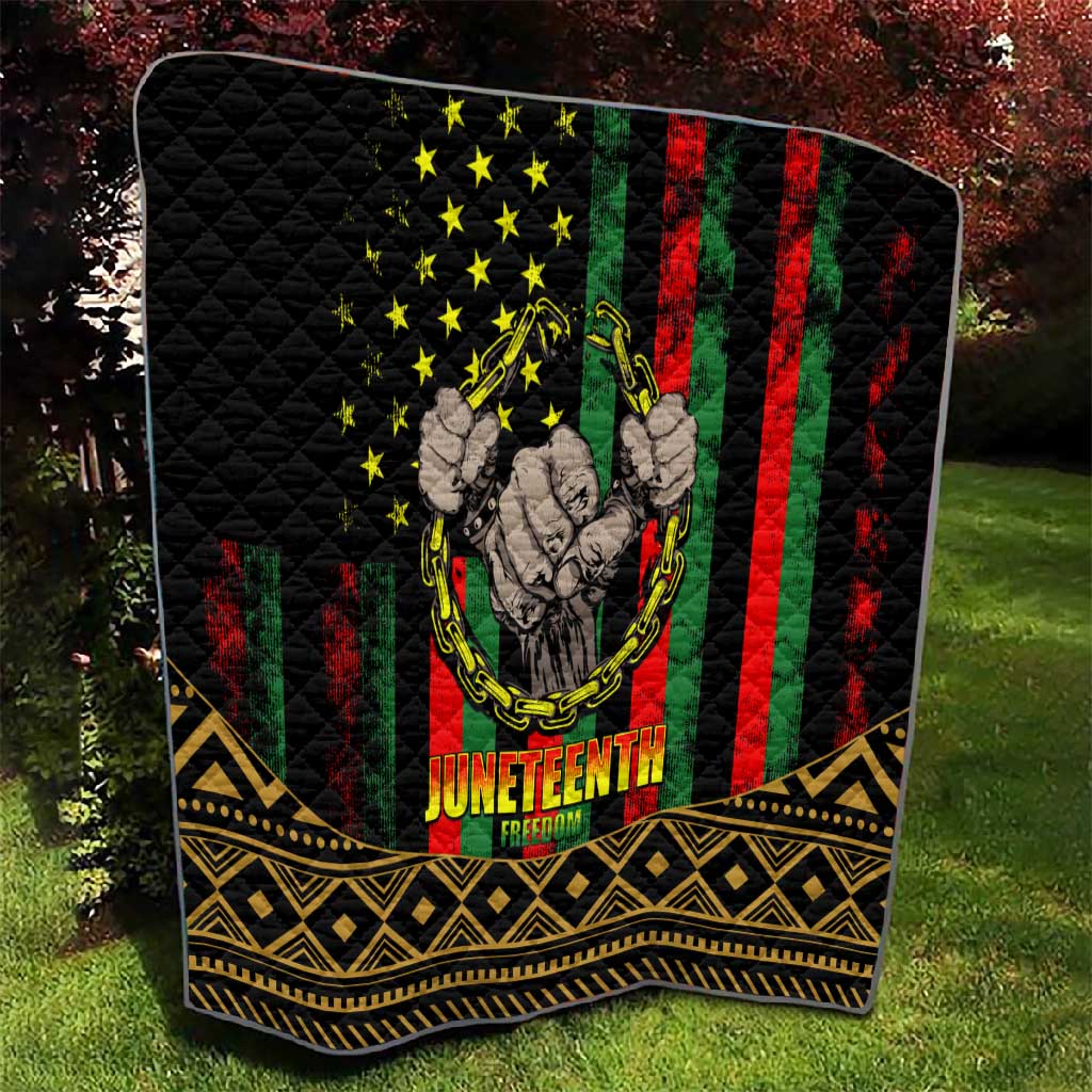Juneteenth Celebration 2024 Quilt Black History June 19 LT01