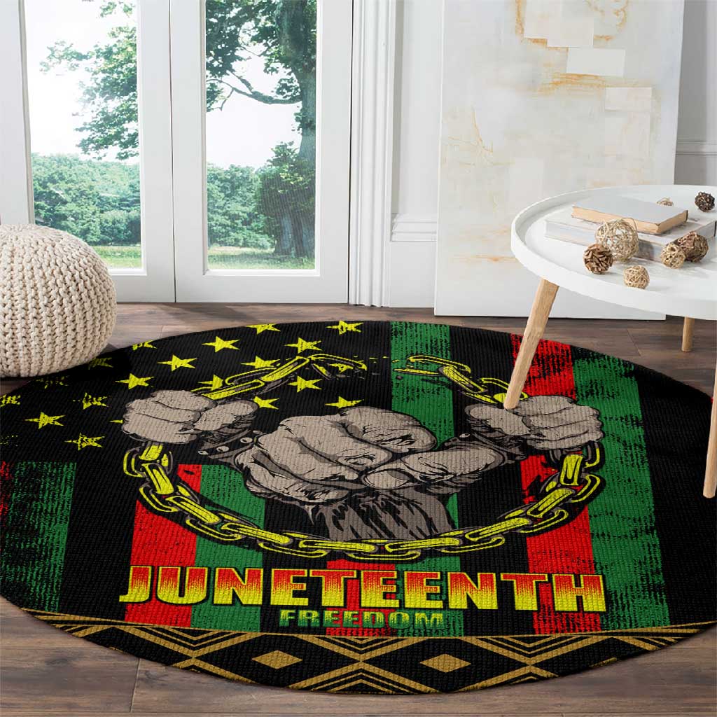 Juneteenth Celebration 2024 Round Carpet Black History June 19 LT01