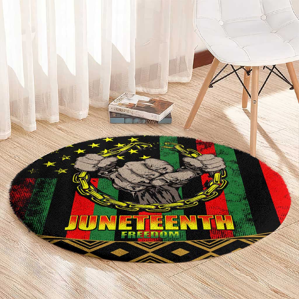 Juneteenth Celebration 2024 Round Carpet Black History June 19 LT01