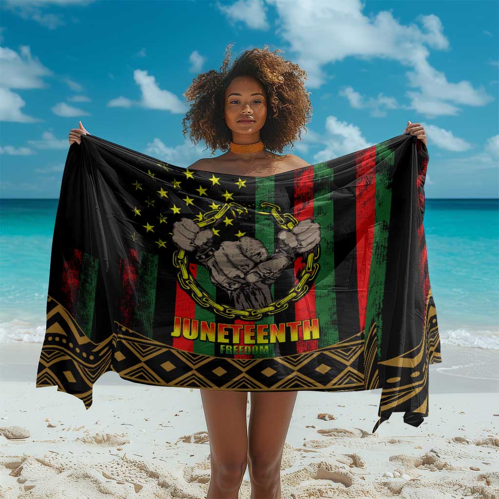 Juneteenth Celebration 2024 Sarong Black History June 19 LT01