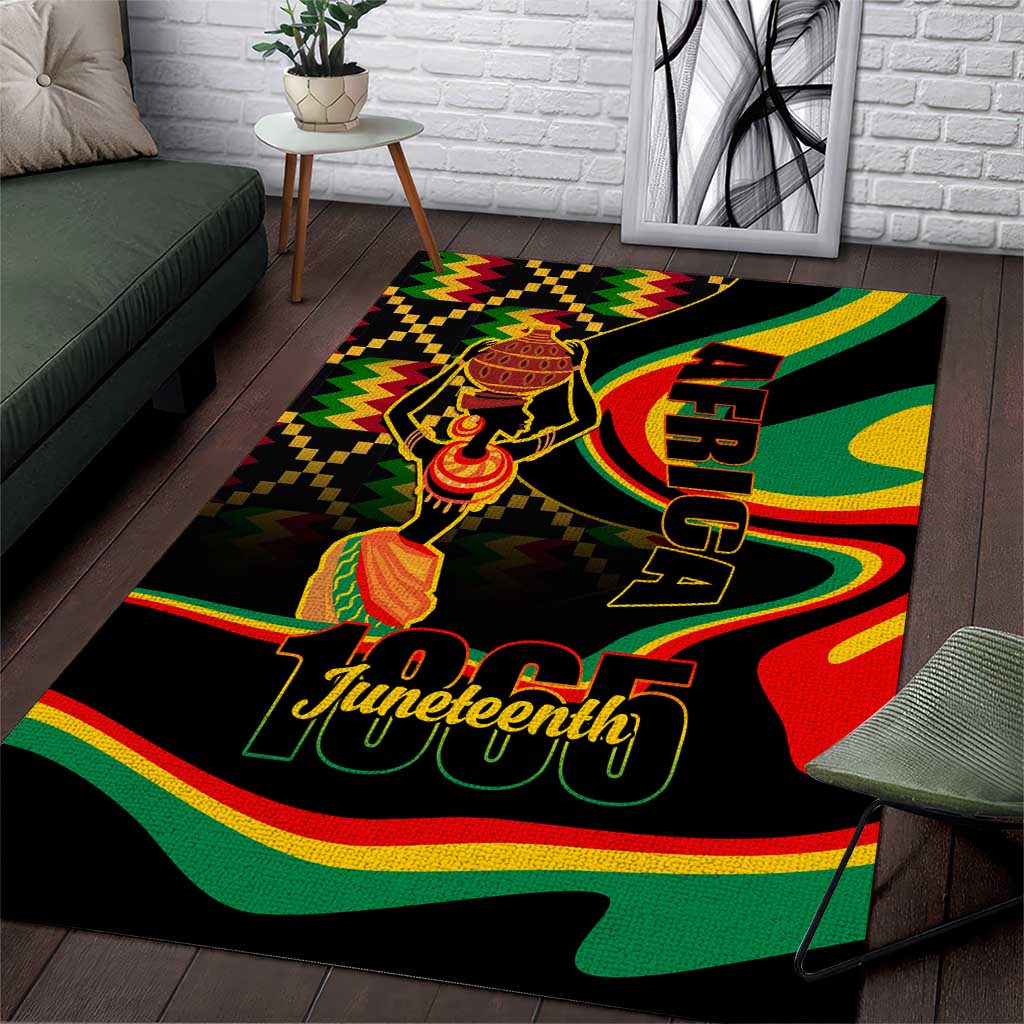 Juneteenth 2024 Area Rug 1865 Freedom Day Anniversary LT01