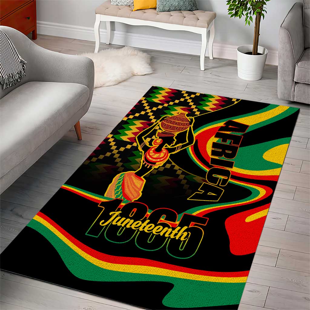 Juneteenth 2024 Area Rug 1865 Freedom Day Anniversary LT01