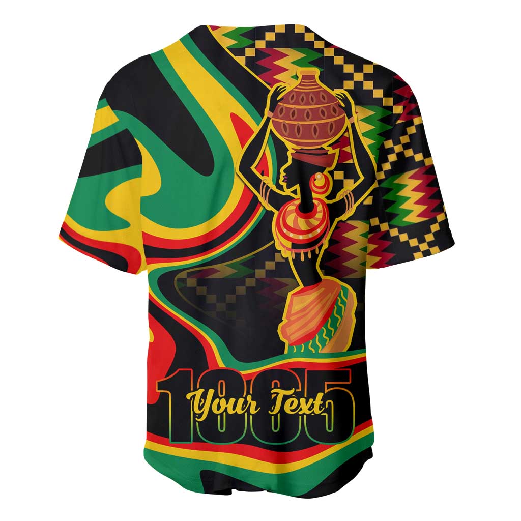 Juneteenth 2024 Baseball Jersey 1865 Freedom Day Anniversary LT01