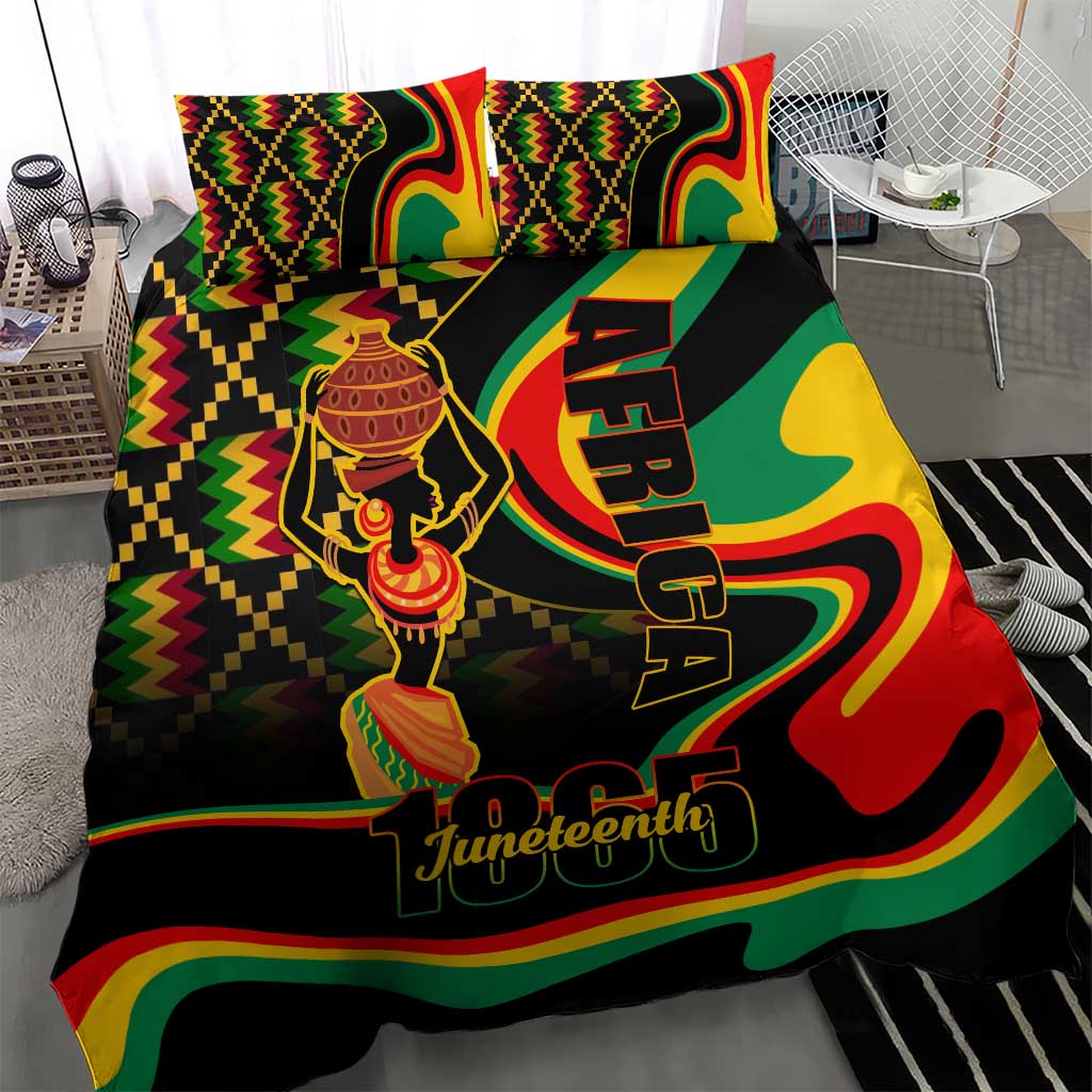 Juneteenth 2024 Bedding Set 1865 Freedom Day Anniversary LT01