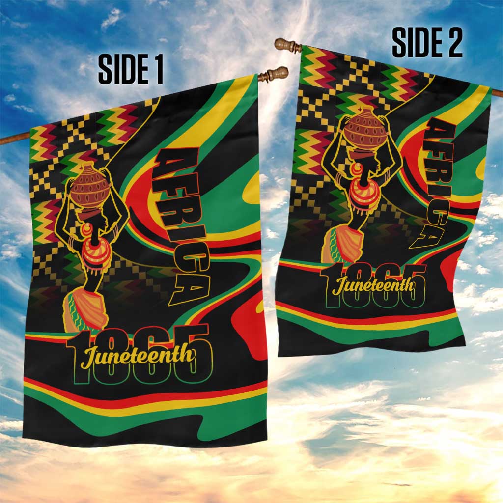 Juneteenth 2024 Garden Flag 1865 Freedom Day Anniversary LT01