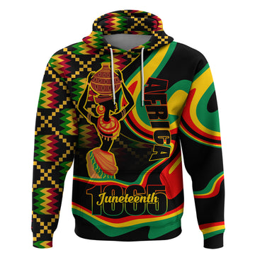 Juneteenth 2024 Hoodie 1865 Freedom Day Anniversary LT01