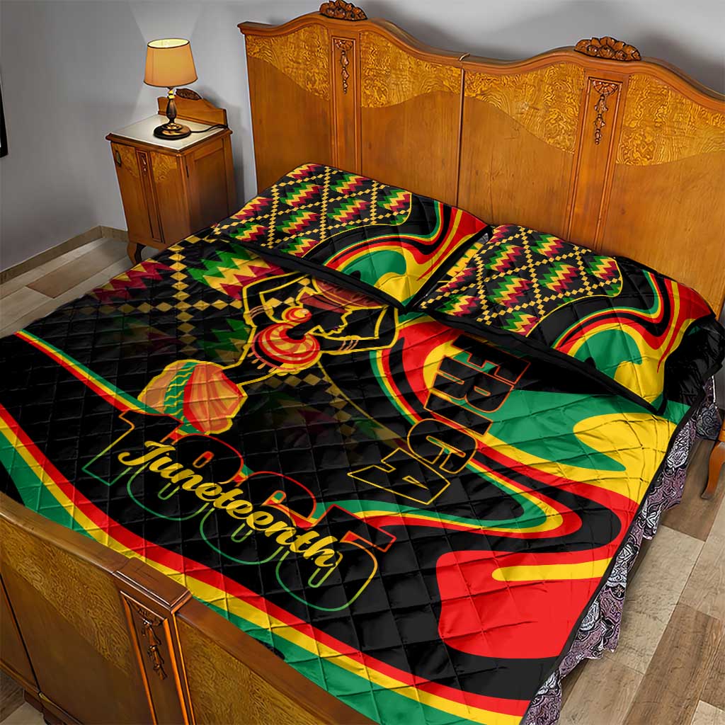 Juneteenth 2024 Quilt Bed Set 1865 Freedom Day Anniversary LT01