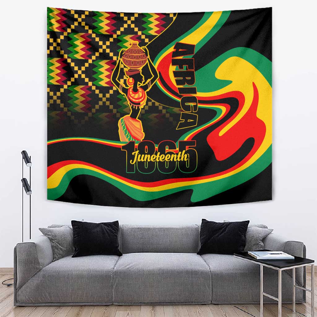 Juneteenth 2024 Tapestry 1865 Freedom Day Anniversary LT01