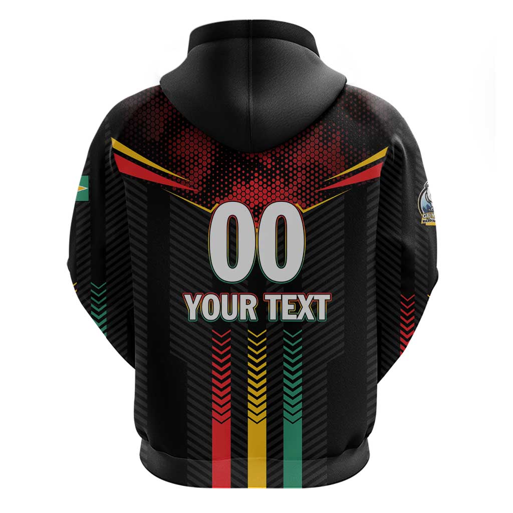 Custom Cricket Guyana Harpy Eagles Hoodie Let's Go Guyana LT01