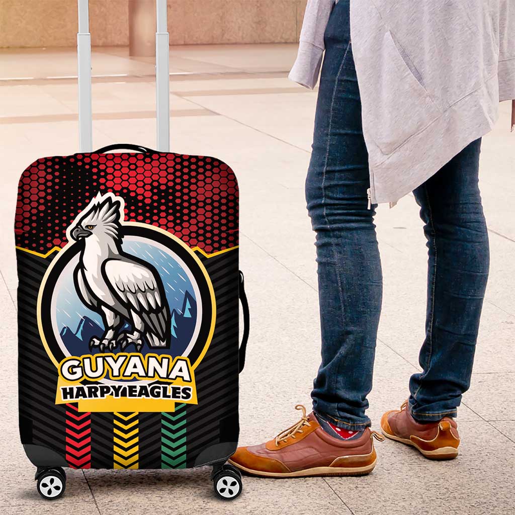 Cricket Guyana Harpy Eagles Luggage Cover Let's Go Guyana LT01