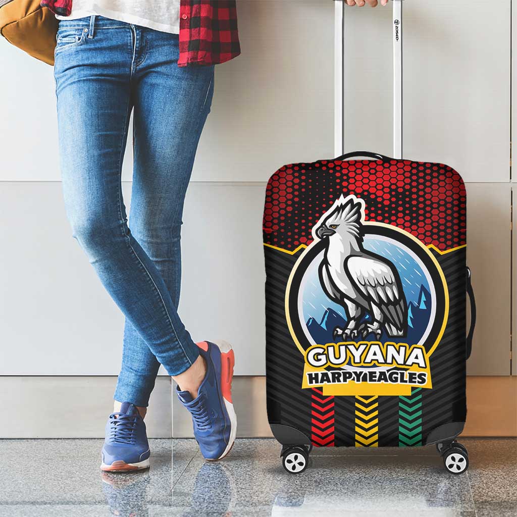 Cricket Guyana Harpy Eagles Luggage Cover Let's Go Guyana LT01