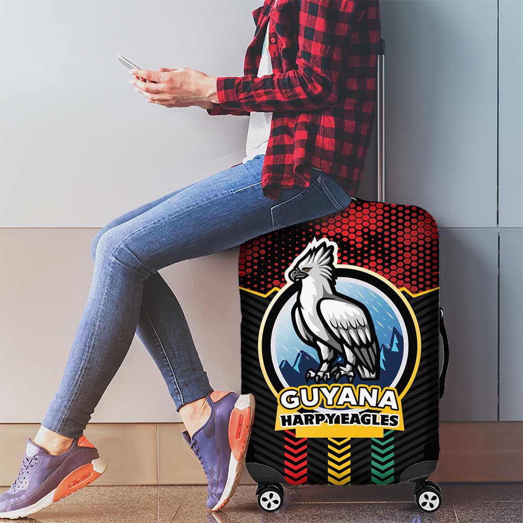 Cricket Guyana Harpy Eagles Luggage Cover Let's Go Guyana LT01