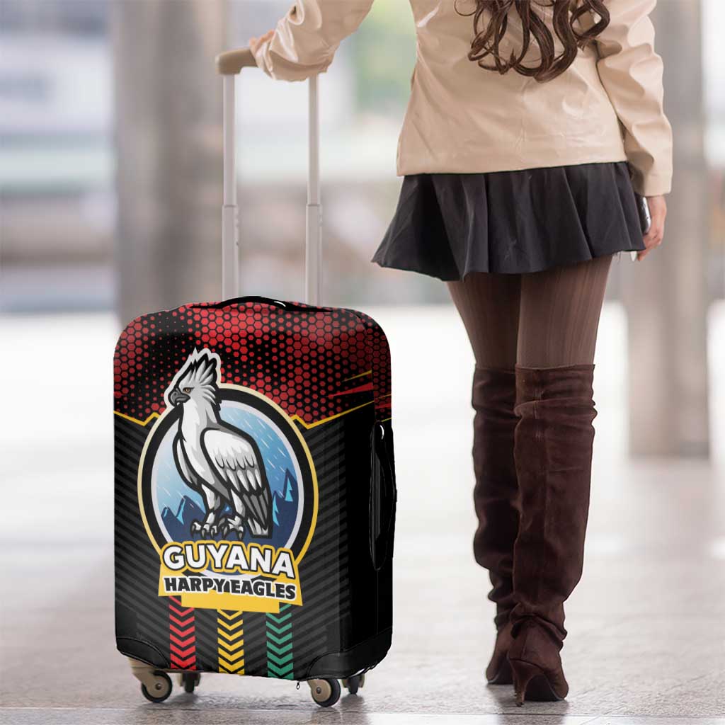 Cricket Guyana Harpy Eagles Luggage Cover Let's Go Guyana LT01
