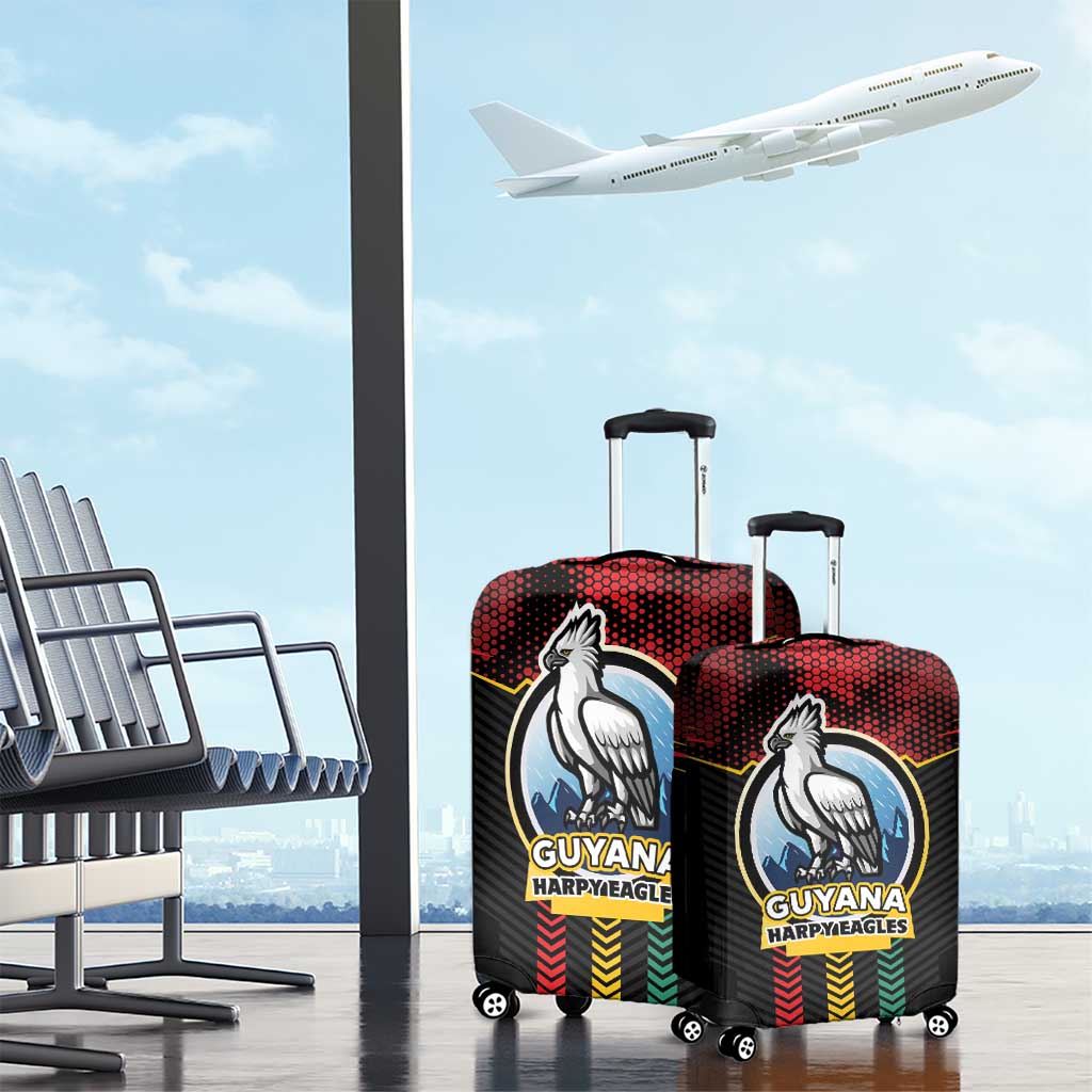Cricket Guyana Harpy Eagles Luggage Cover Let's Go Guyana LT01