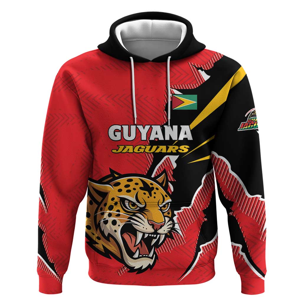 Custom Cricket Guyana Jaguars Hoodie Go Champion LT01