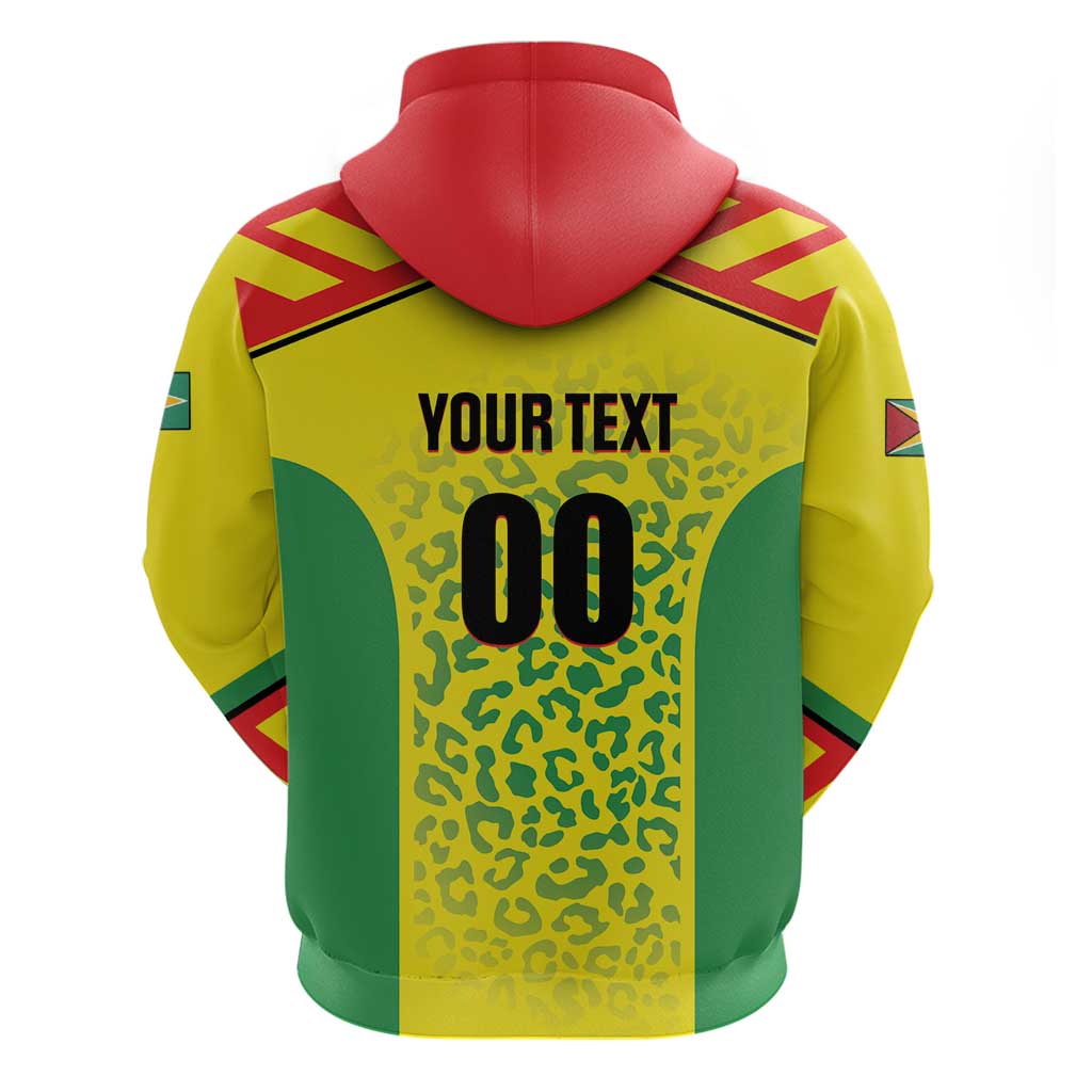 Custom Football Guyana Hoodie Golden Jaguars LT01