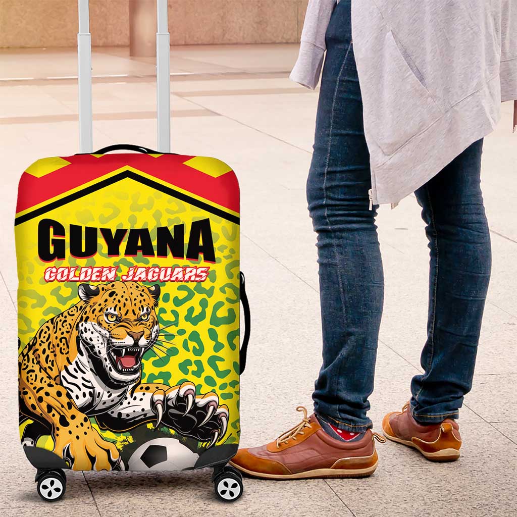 Football Guyana Luggage Cover Golden Jaguars LT01