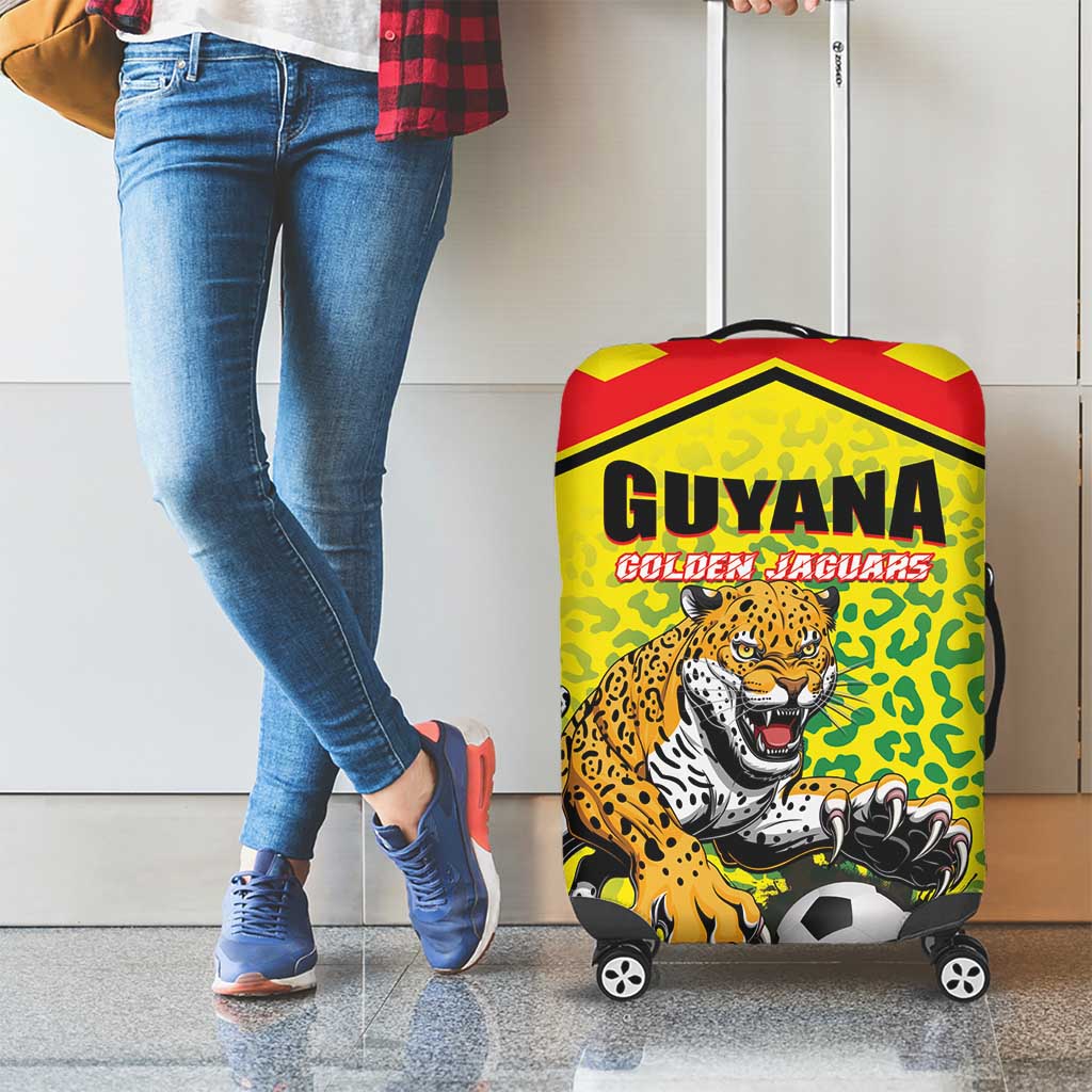 Football Guyana Luggage Cover Golden Jaguars LT01