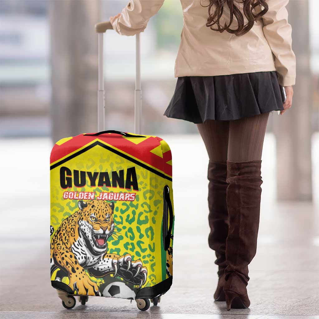 Football Guyana Luggage Cover Golden Jaguars LT01