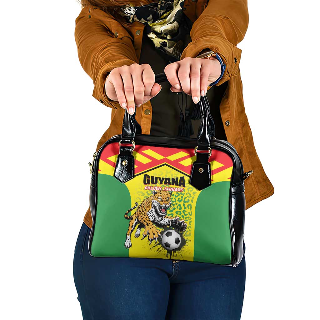 Football Guyana Shoulder Handbag Golden Jaguars LT01