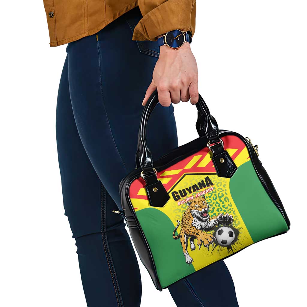 Football Guyana Shoulder Handbag Golden Jaguars LT01