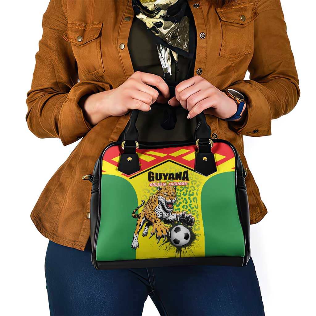 Football Guyana Shoulder Handbag Golden Jaguars LT01