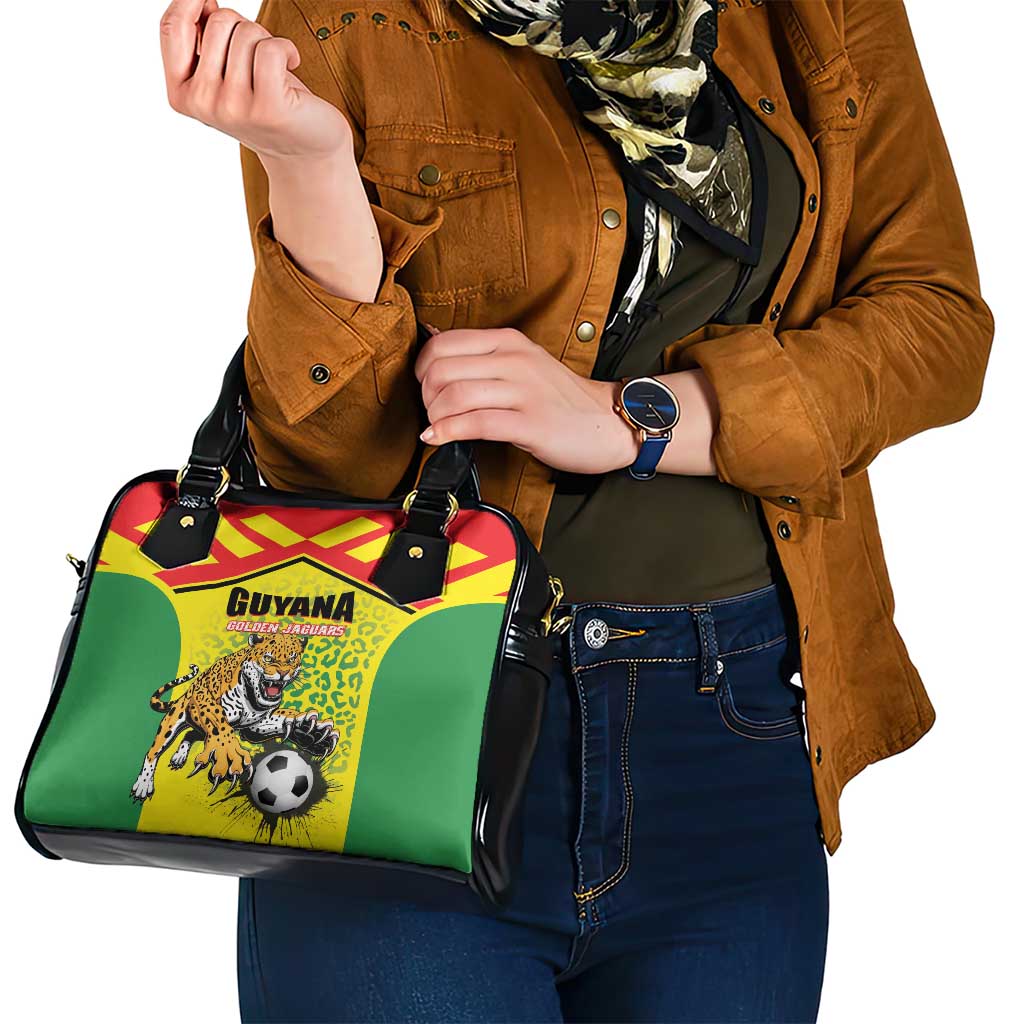 Football Guyana Shoulder Handbag Golden Jaguars LT01