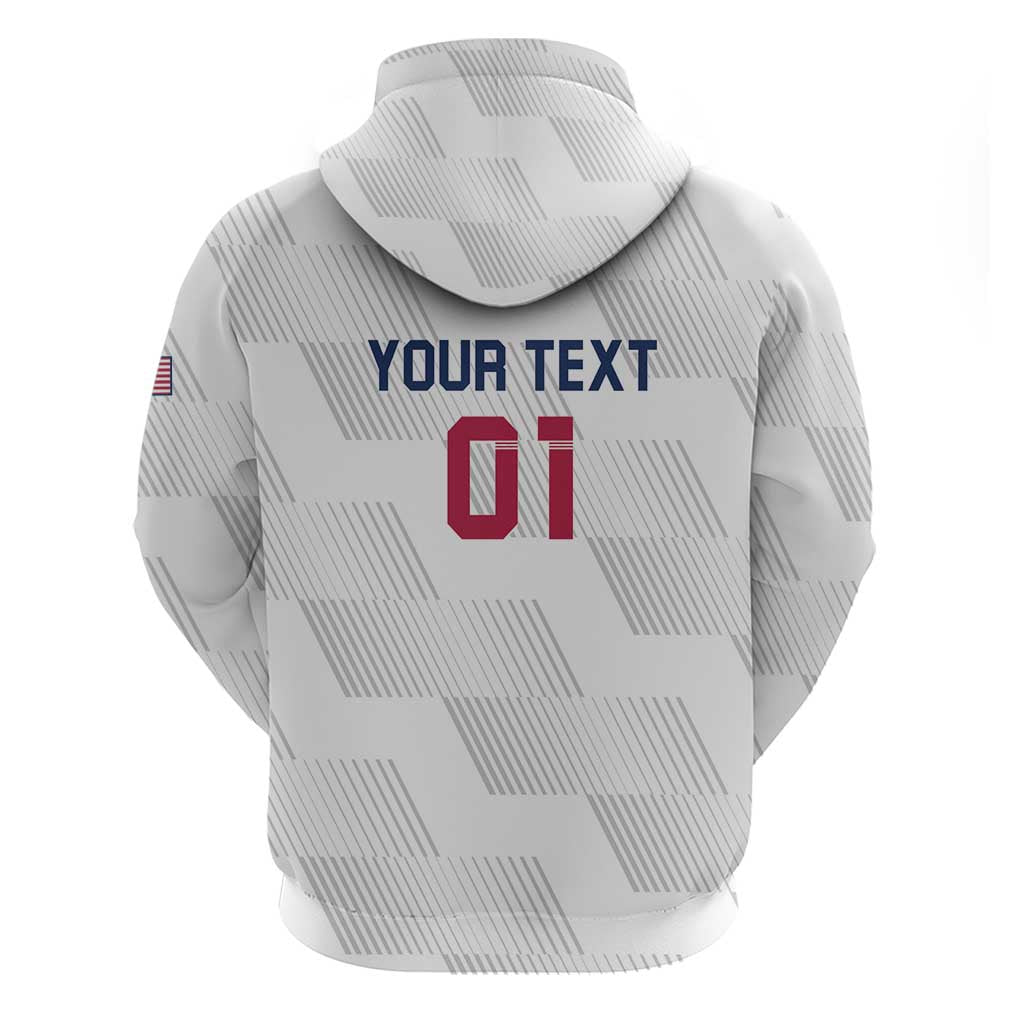 USA 2024 Rugby Hoodie Soar Like an Eagle White Version LT01