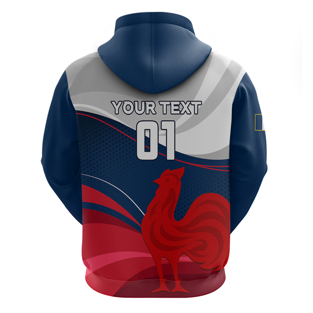 Custom France Rugby Hoodie XV de France 2023 World Cup LT01