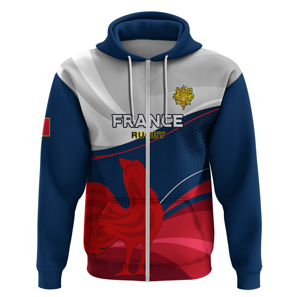Custom France Rugby Hoodie XV de France 2023 World Cup LT01